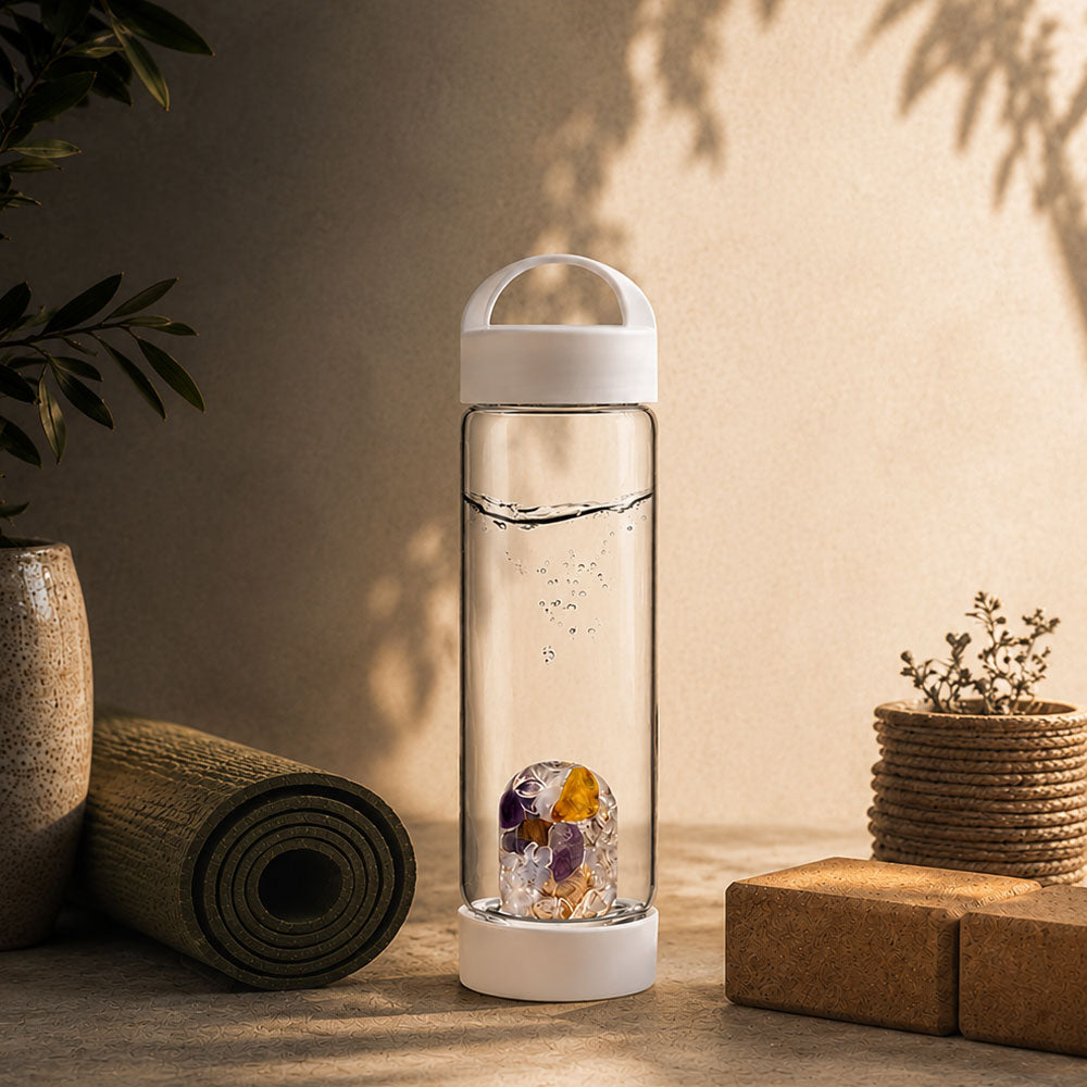 Yoga & Edelsteinwasser – Dein Begleiter auf der Matte