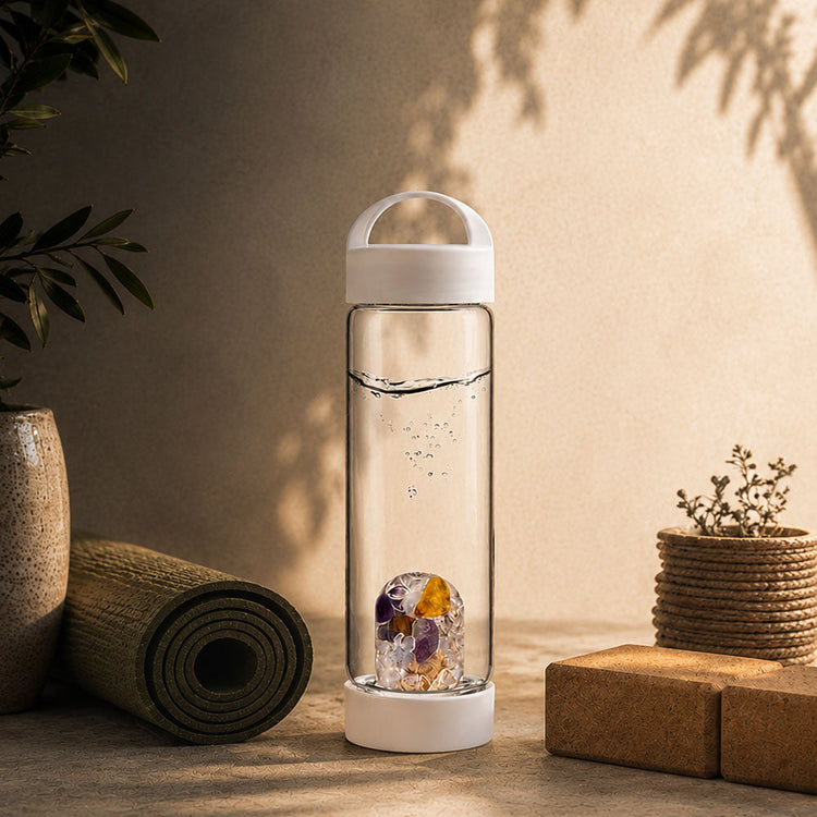 Yoga & Edelsteinwasser – Dein Begleiter auf der Matte