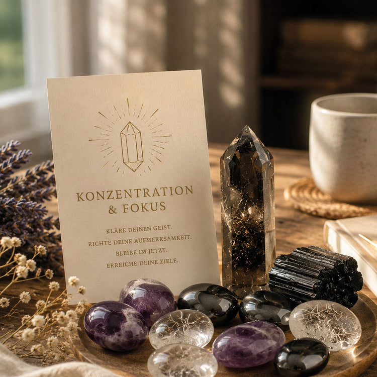 Konzentration & Fokus – Edelsteinwasser für klaren Geist