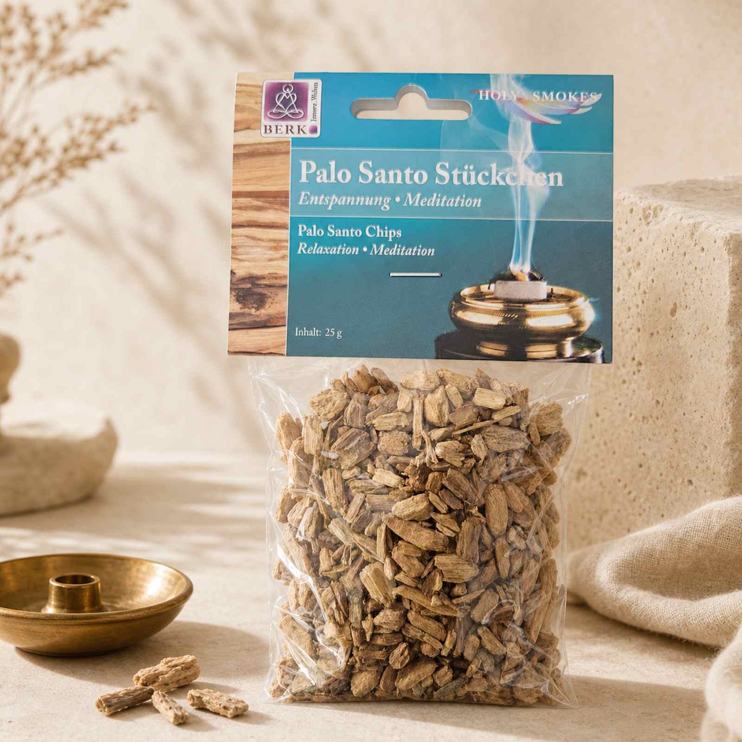 Palo Santo Räucherwerk 25 g – grobe Stückchen des heiligen Holzes